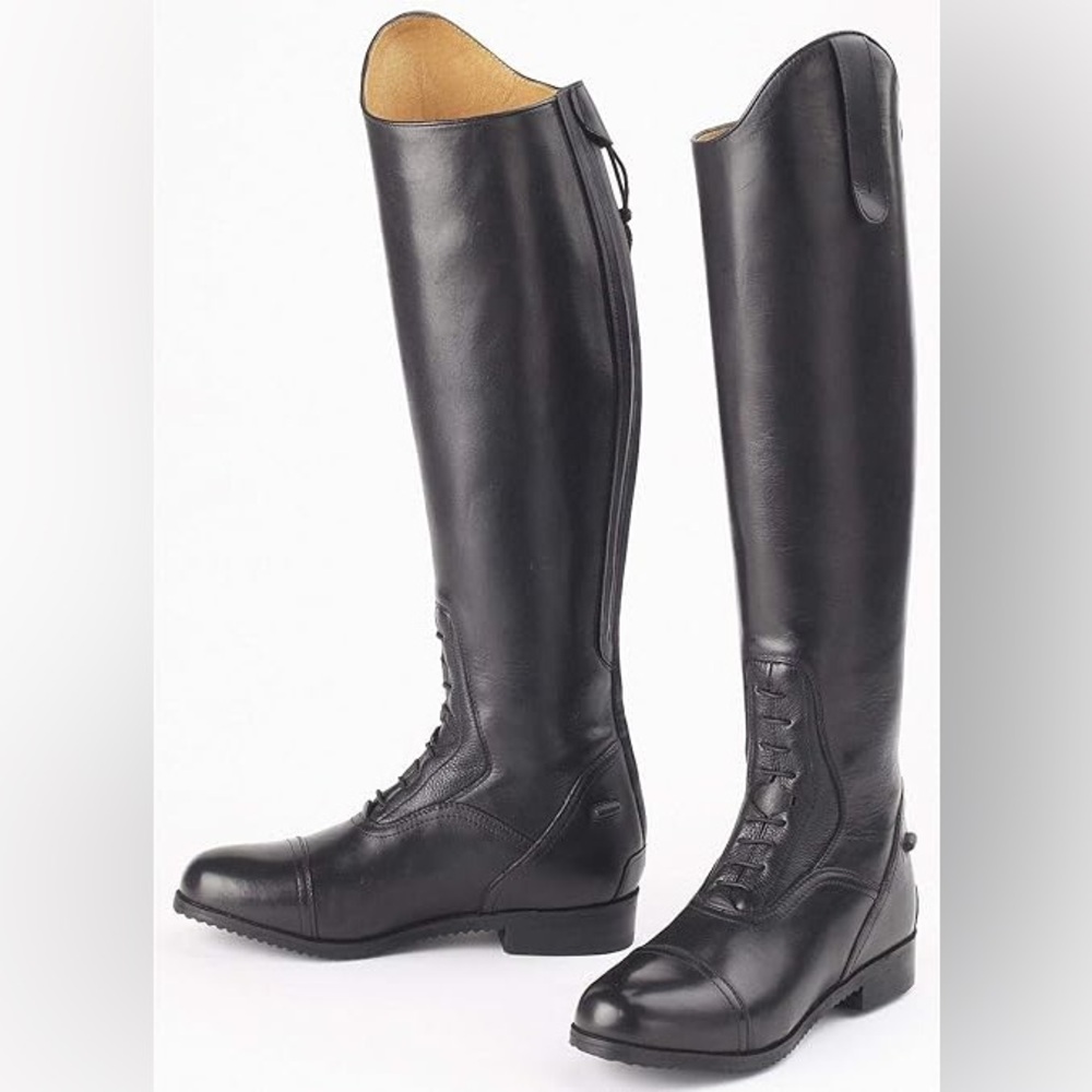 Ovation Ladies Flex Plus Black Field Riding Boots - 7.5 R Regular